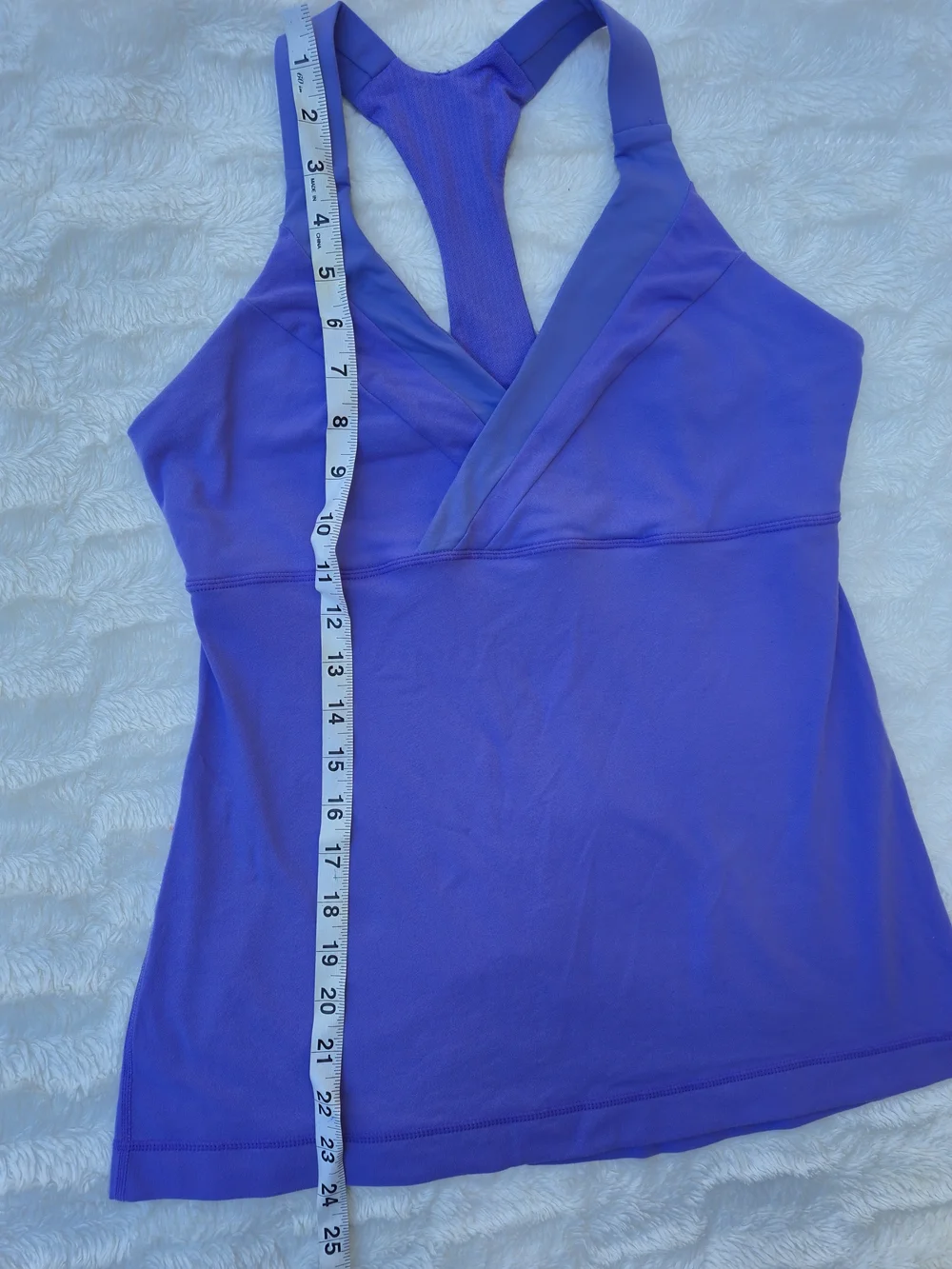 lululemon athletica Lavender V-Neck Racerback Tank